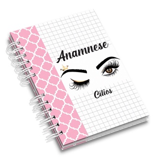 Caderno Ficha De Anamnese Alongamento De C Lios Shopee Brasil