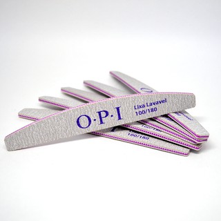 Kit 10 Lixa Unha Tipo Boomerang OPI Lavavel E Original Acrigel