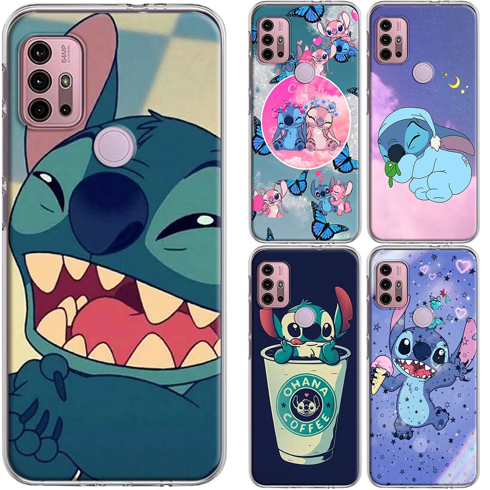 Capa Do Stitch Para Motorola Moto G30 G20 G10 G8 G9 G7 E7 One Play Plus