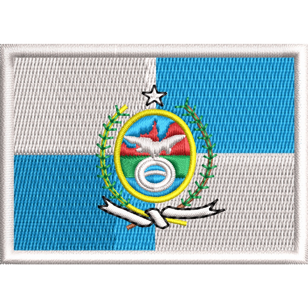 Patch Bandeira Do Rio De Janeiro 7cmx5cm Moto Grupo Motoqueiro