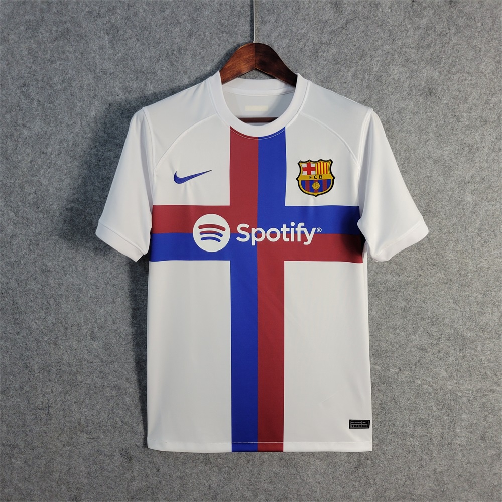 Camisa De Futebol Barcelona Away Branco Shopee Brasil