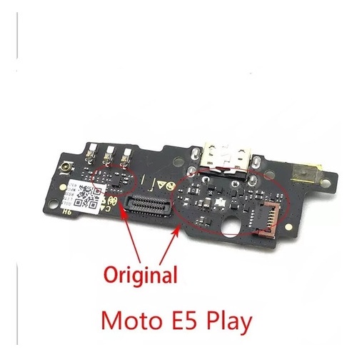 Conector Carga Usb Dock Placa Microfone Moto E5 Play Xt1920 Shopee Brasil