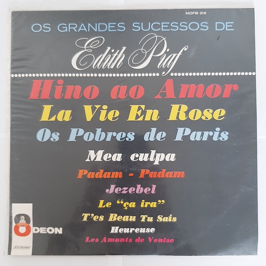 Lp Edith Piaf Os Grandes Sucessos Shopee Brasil