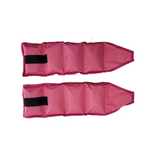 Kit Fisioterapia Par Halter 1 Kg Rosa Par Caneleira 1 Kg Rosa