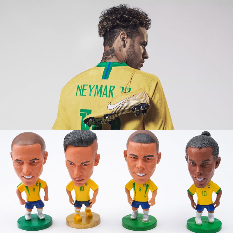 Mini Craque Jogadores De Futebol Do Mundo Bonecos Em Miniatura