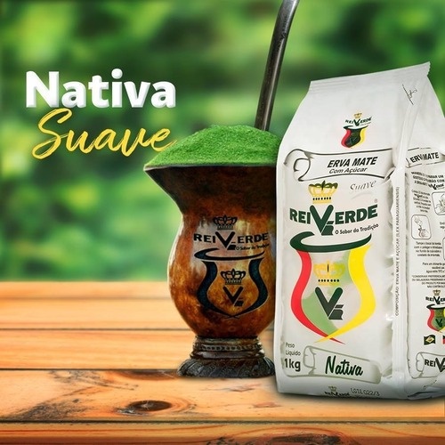 Erva Mate Rei Verde Nativa Suave Kg Shopee Brasil