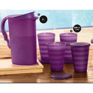 Tupperware Conjunto Jarra Murano Litros Copos Ml Cada