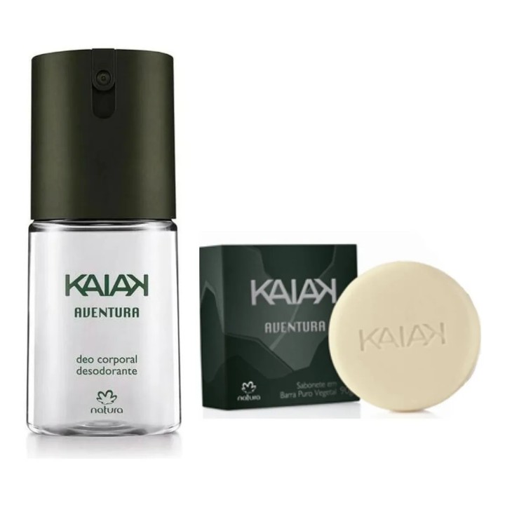 Kit Natura Deo Corporal Kaiak Aventura Ml Sabonete Shopee Brasil