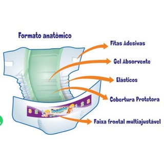 Fralda Descartável Toquinho Basic Plus Shopee Brasil