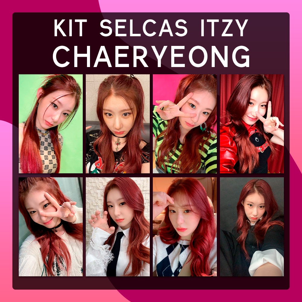 Kit Photocards Selca Chaeryeong Itzy Shopee Brasil