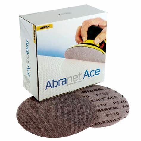 Disco De Lixa Abranet Ace 150mm P80 A P1000 Mirka Shopee Brasil