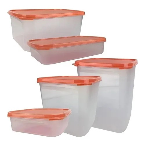 Linha Modulares Cor Laranja Diversos Tupperware Shopee Brasil