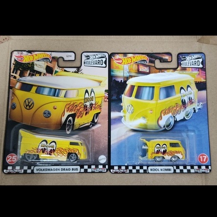 Hot Wheels Drag Bus Kool Kombi Boulevard Moon Shopee Brasil