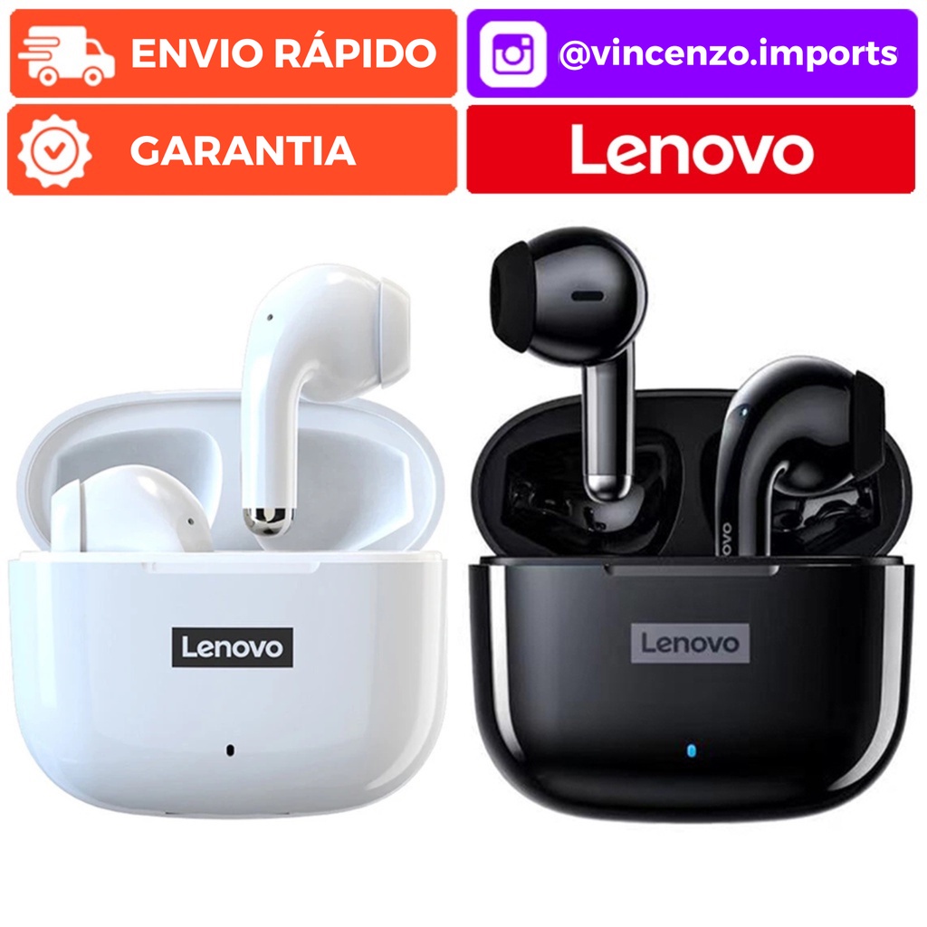 Fone De Ouvido Lenovo Lp S Lp Pro Sem Fio Bluetooth Original