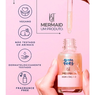 Elixir Facial BT Mermaid Primer Para Maquiagem Hidratante Vegano