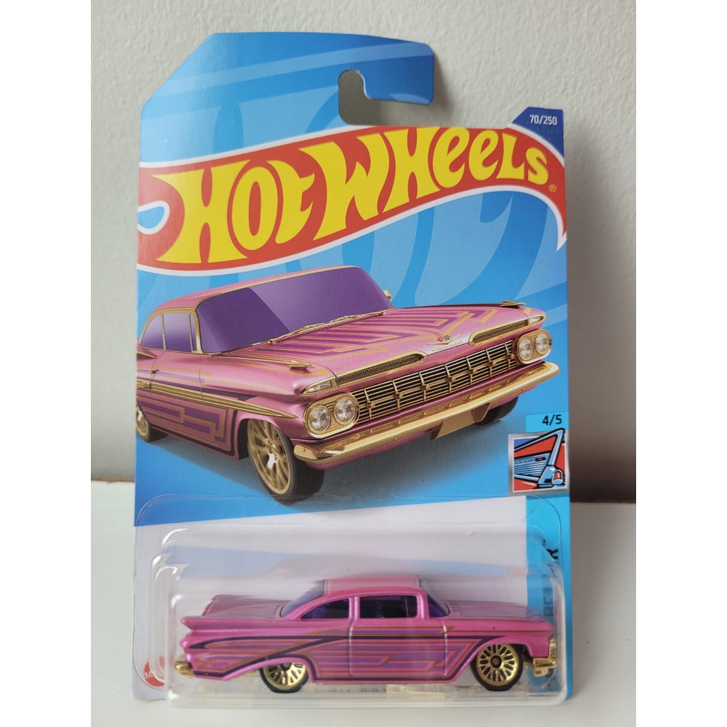 Hot Wheels Chevy Impala Rosa Shopee Brasil