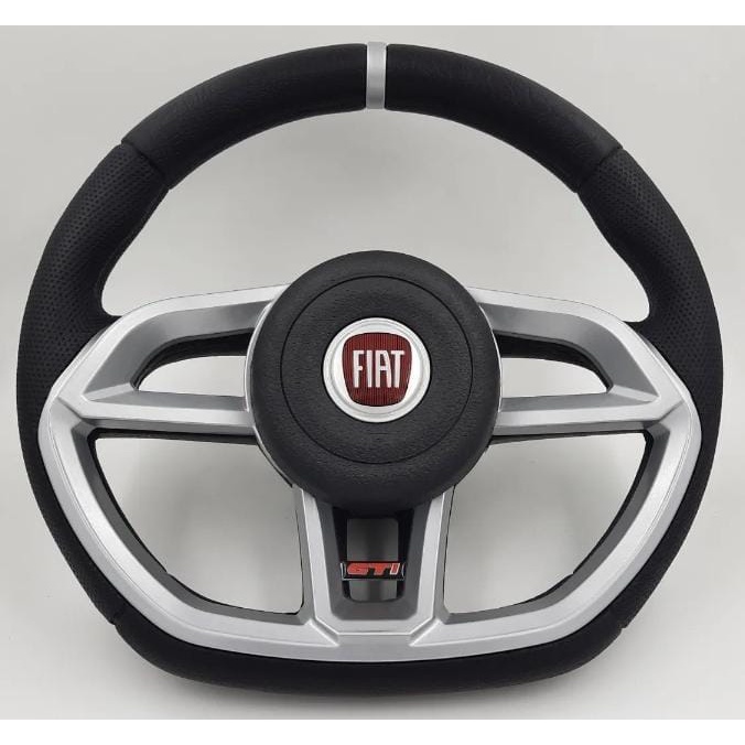 Volante Esportivo Gti Vision Prata Fiat Uno Fire Novo Uno Palio