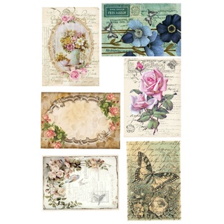 Papéis Vintage para Scrapbook Bullet Journal Scrapbooking Shopee