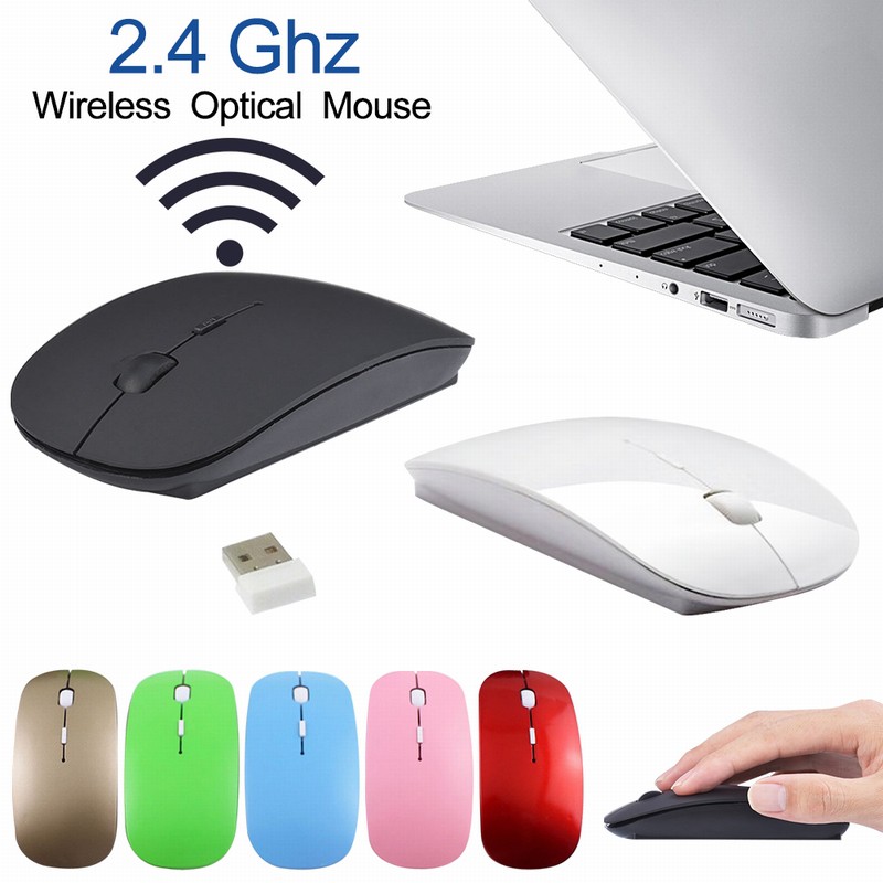 Mouse Sem Fio Ptico Usb G Receptor Shopee Brasil