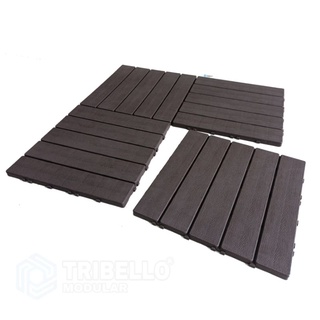 Kit Un Deck Textura Madeira Pl Stico Encaixe Modular Decks Piscina