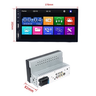 Central Multim Dia Mp Din Tela De Bluetooth Usb Espelha O