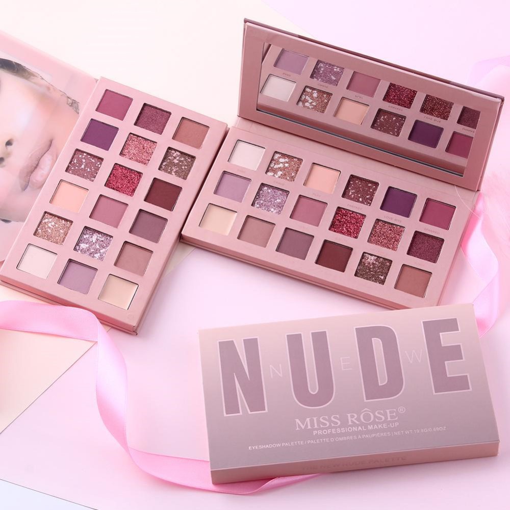 Paleta De Sombras New Nude Cores Miss R Se Shopee Brasil