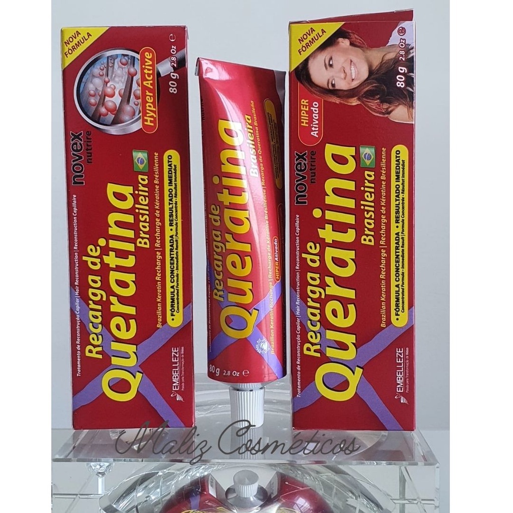 Recarga De Queratina Brasileira Novex Shopee Brasil