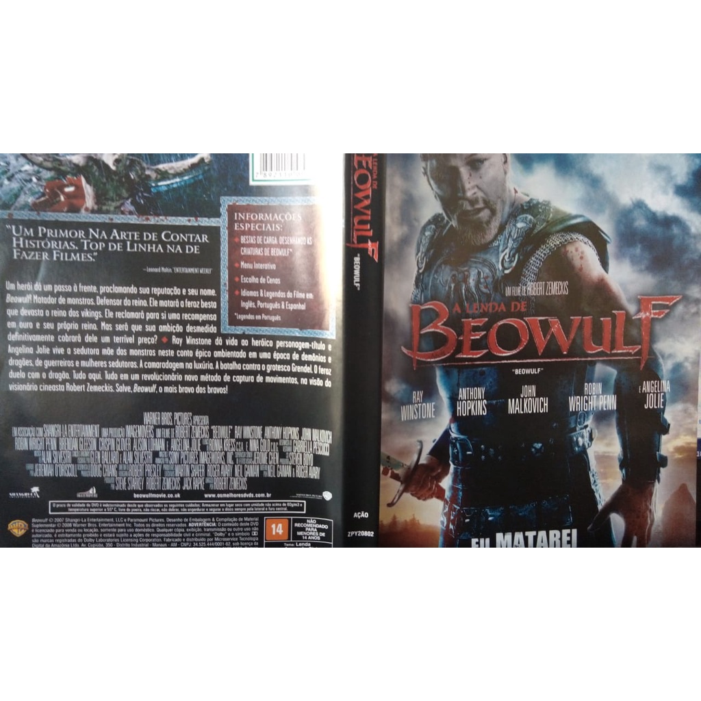 Dvd Usado A Lenda De Beowulf Shopee Brasil