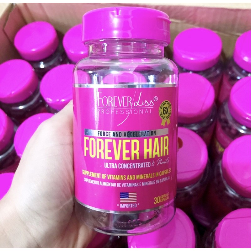 Forever Hair Vitaminas Crescimento Capilar Forever Liss Shopee Brasil