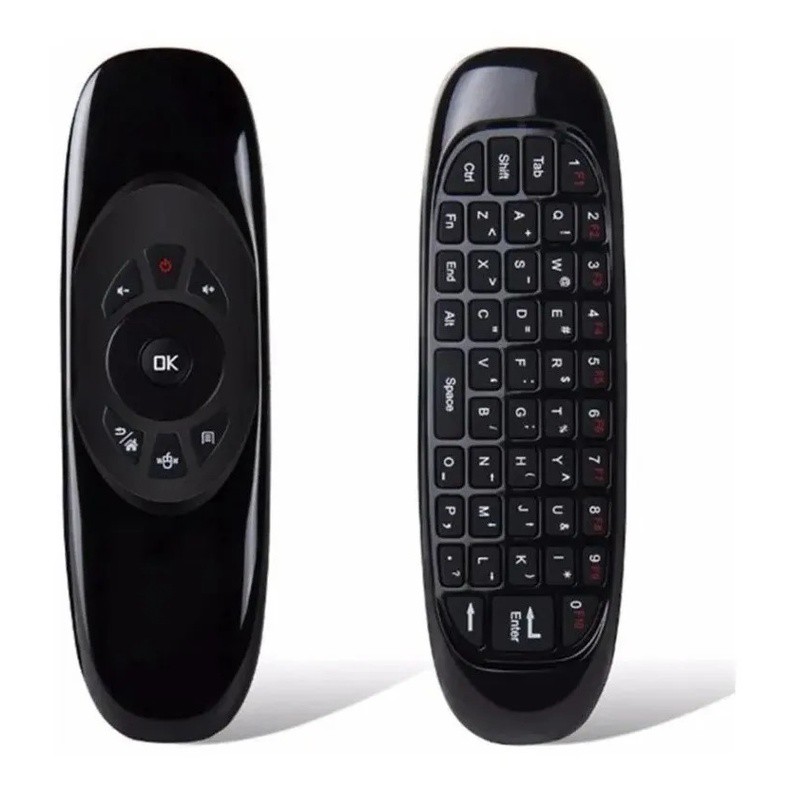 Mini teclado e Controle Remoto Magic Duplo para Smart Tv Air e Tv Box