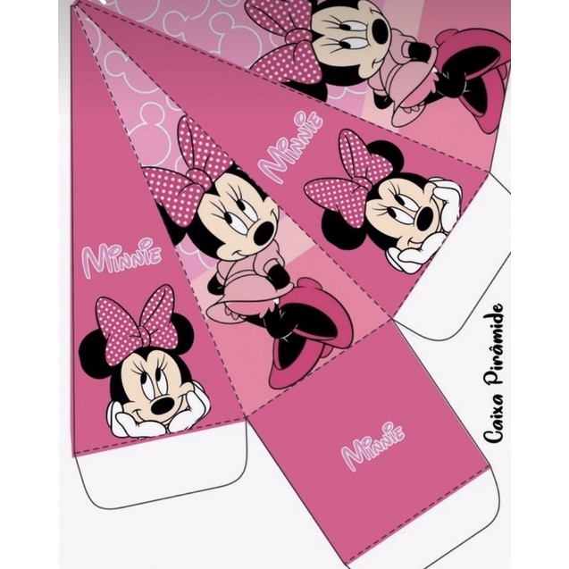 Detalhe Imagem Caixa Milk Minnie Rosa Para Imprimir Br