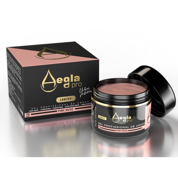 Gel Aegla Pro Pink Nude 17g Shopee Brasil