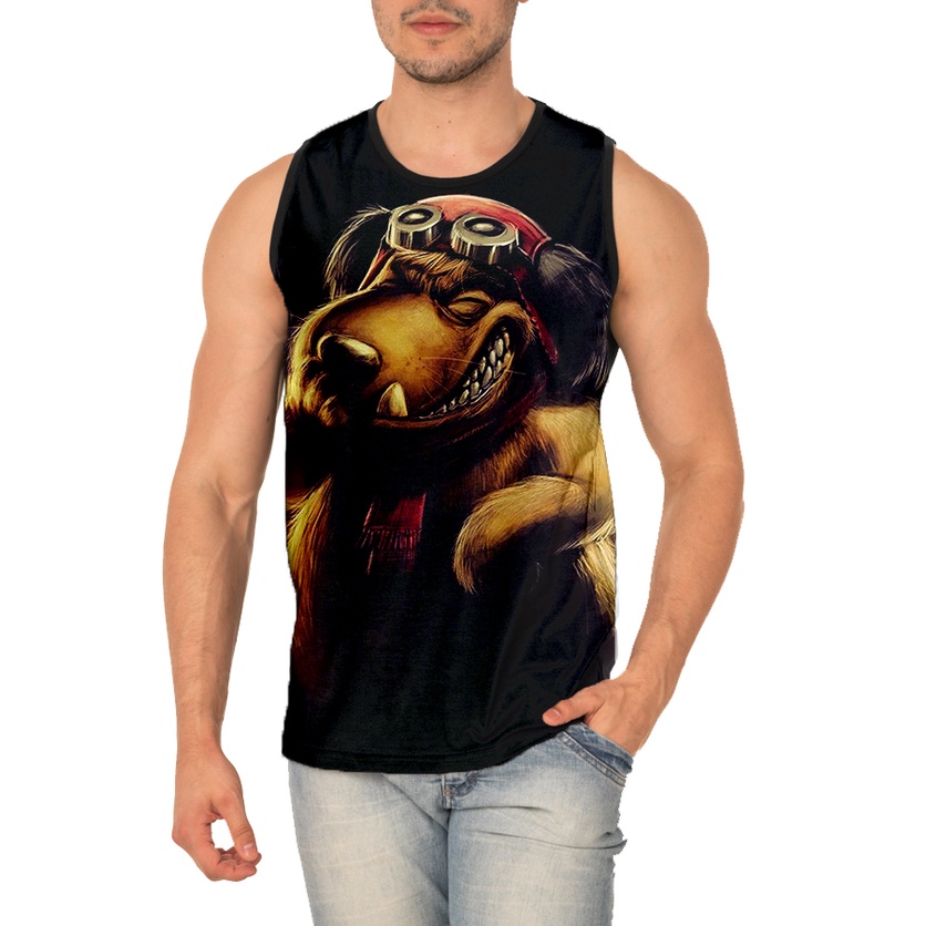 Camiseta Regata Masculina Mutley Blusa Geer Dick Vigarista Corrida