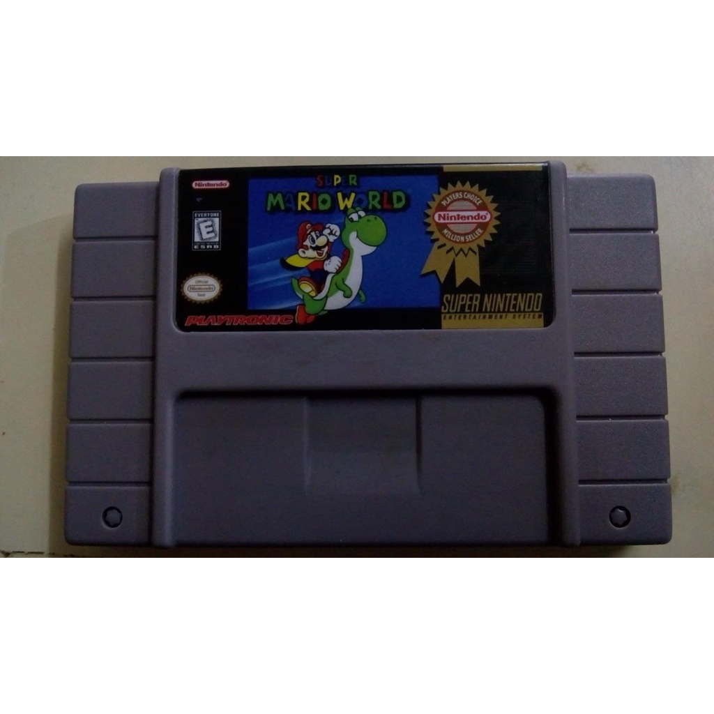 Fita Super Mario World Jogo Snes Salva Nintendo Shopee Brasil