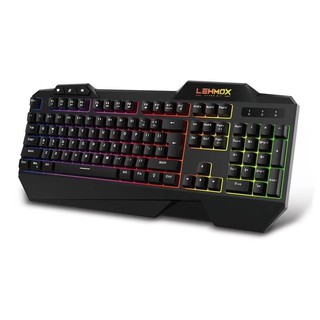 Teclado Gamer Led Semi Mec Nico Retroiluminado Gt T Lehmox Shopee Brasil