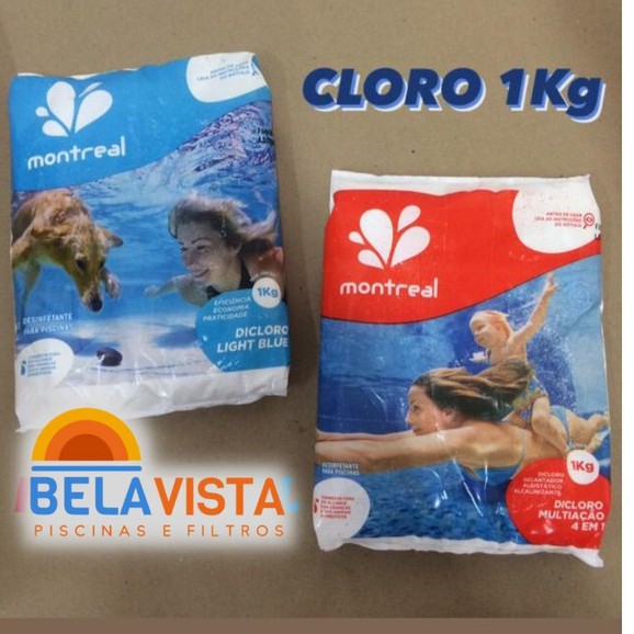 Cloro Dicloro Montreal Kg Multia O Em Light Blue Shopee Brasil