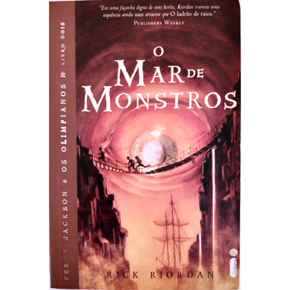 Livro O Mar De Monstros Percy Jackson E Os Olimpianos Livro Dois