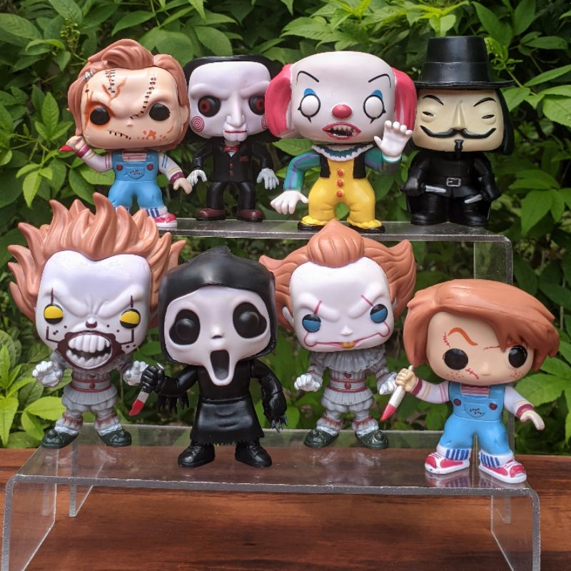 Action Figure Estilo Funko Pop Filmes De Terror Pennywise Ghostface