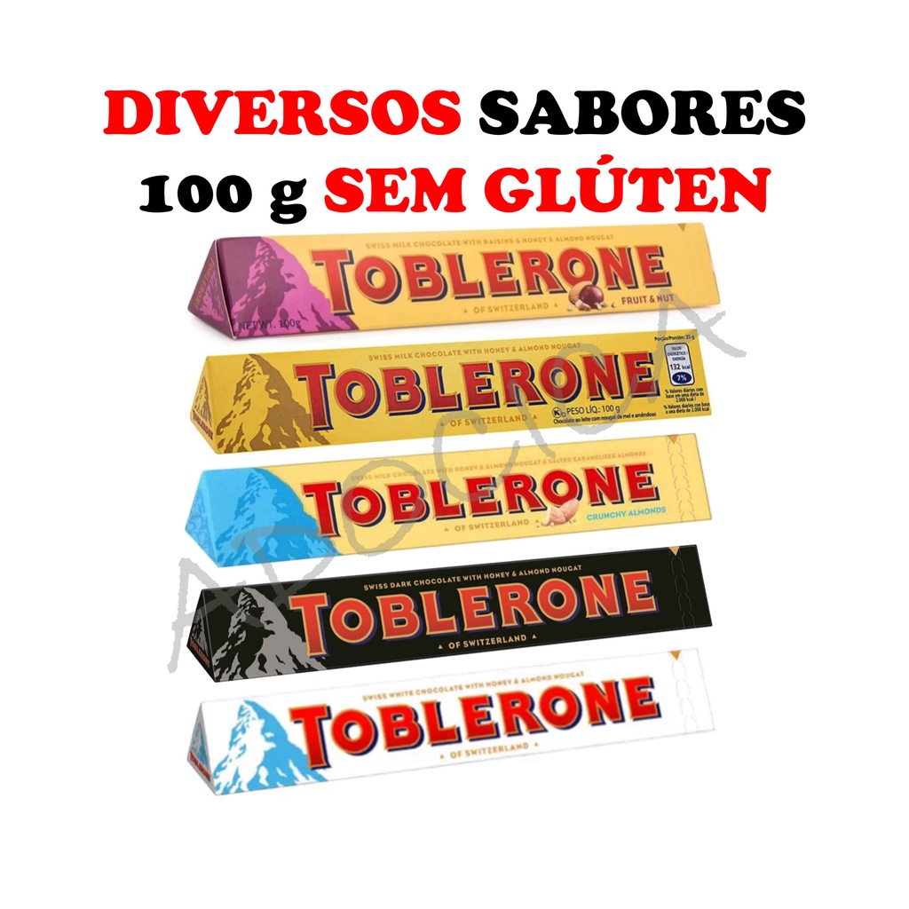 Toblerone G G De Chocolate Su O Diversos Sabores Importado