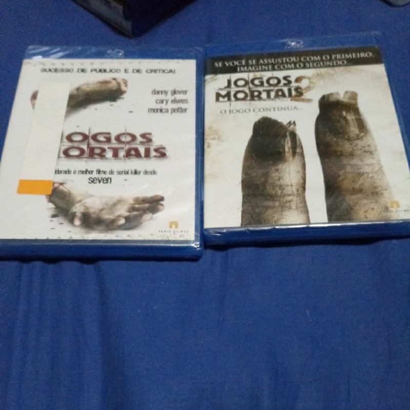 Lote Jogos Mortais 1 E 2 Bluray LACRADOS Jigsaw Shopee Brasil