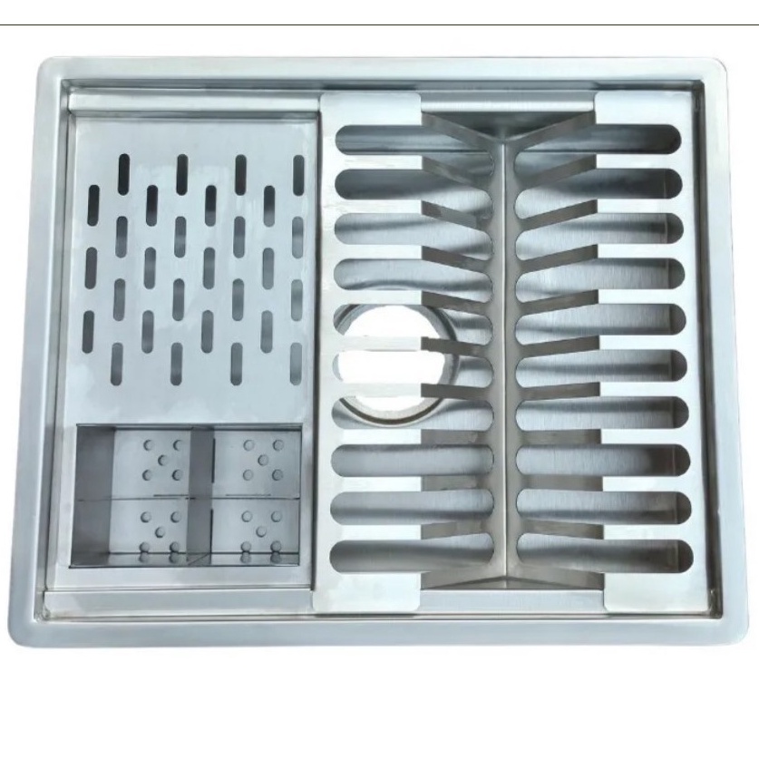 Escorredor Embutido Calha De Pia Umida X Cm Inox Cozinha Shopee Brasil