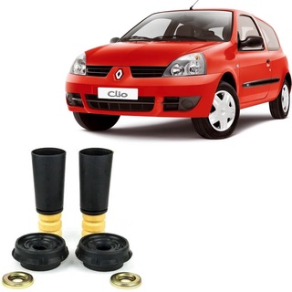 Kit Batente Coxim Coifa Do Amortecedor Dianteiro Renault Clio E