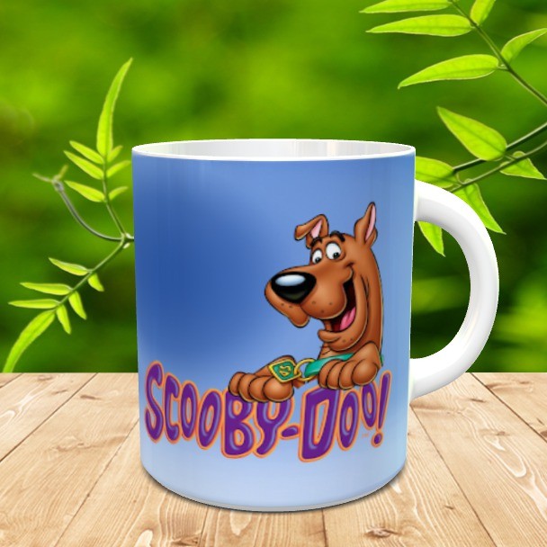 Caneca De Porcelana Personalizada Scooby Doo Caixinha De Presente