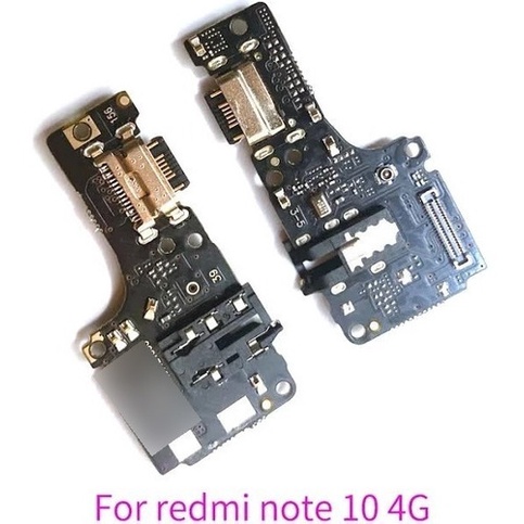 Placa De Carga Conector Microfone Xiaomi Redmi Note 10 4g Shopee Brasil