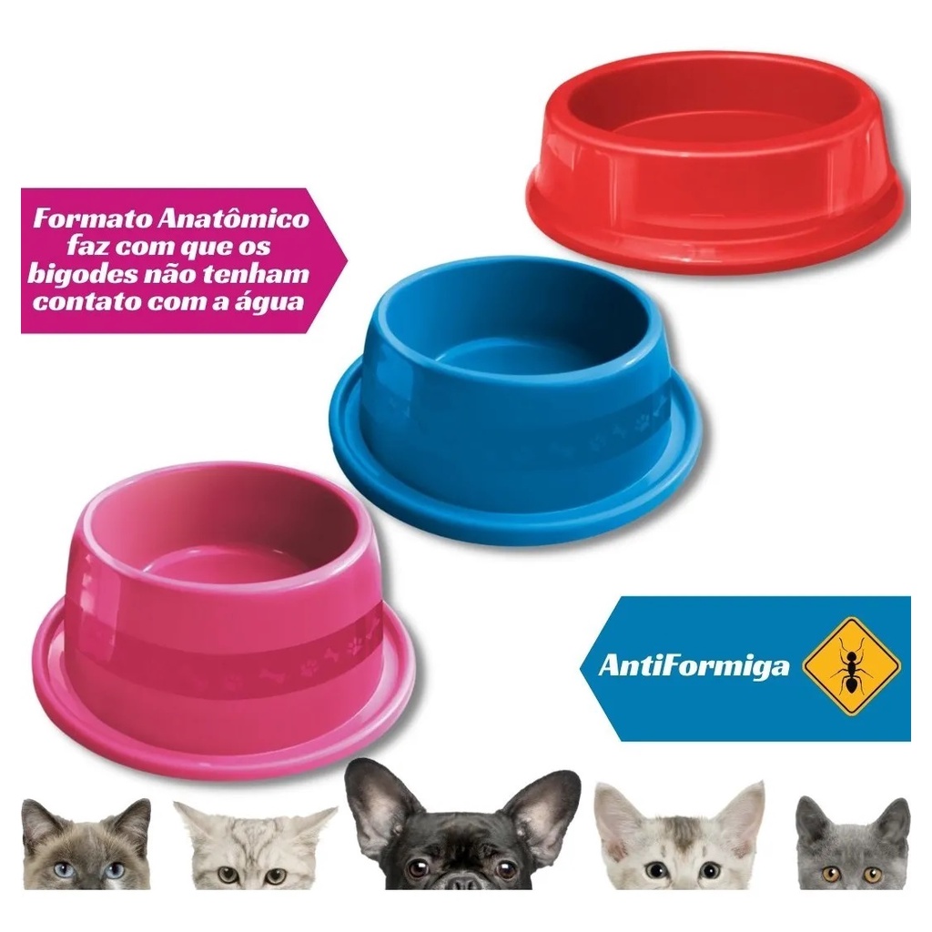 Comedouro Para Gatos E Cachorros Ml Anti Formiga Shopee Brasil