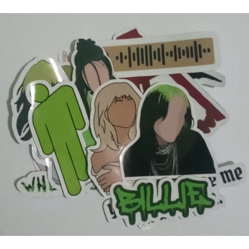 Kit Adesivos Billie Eilish Shopee Brasil