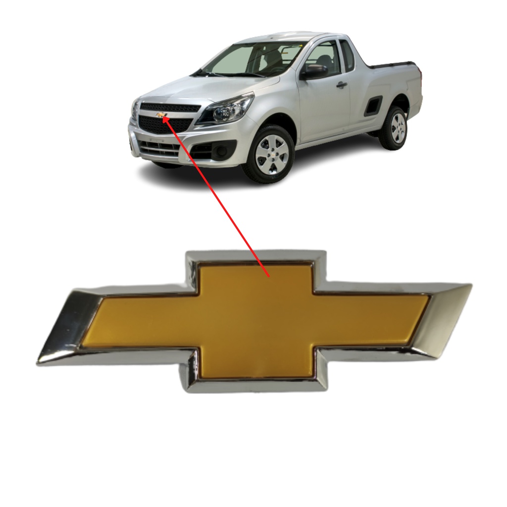 Emblema Dianteiro Grade Gm Chevrolet Montana 2012 2013 2014 2015 2016