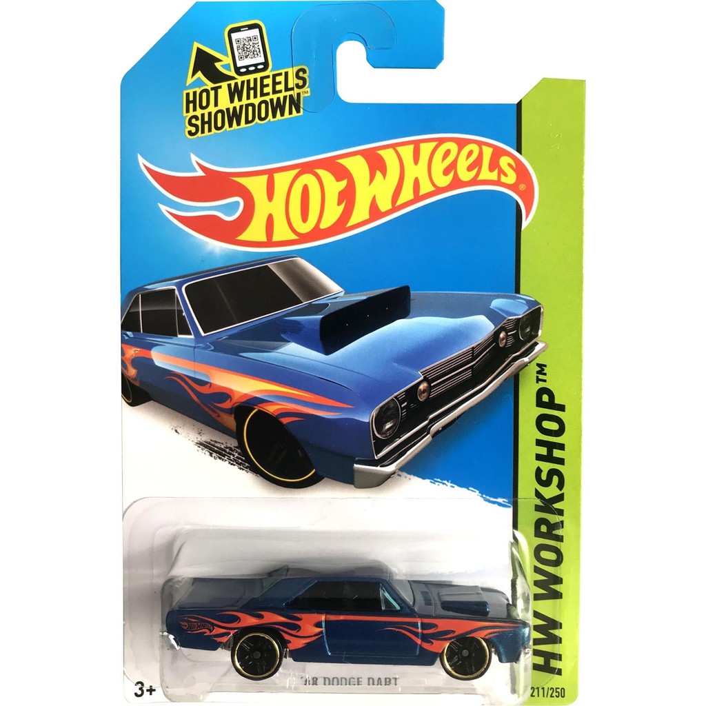 Hot Wheels 68 Dodge Dart 211 250 Azul 2014 Shopee Brasil