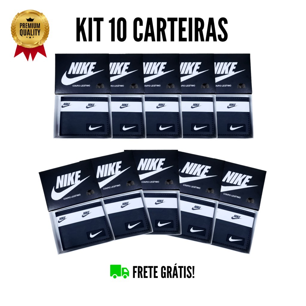 Kit 10 Carteira Masculina Porta Cartão, Cnh, Dinheiro Slim Promoção - Varias Marcas
