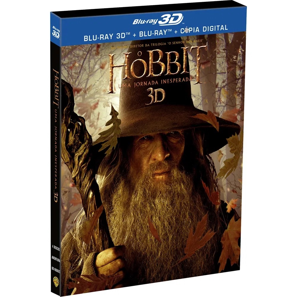 Blu Ray O Hobbit Uma Jornada Inesperada 3d E 2d 4 Discos Produto